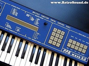 PPG wave 2.2 Wavetable Synthesizer (1982) pt.1