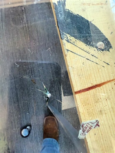 Giving some quick chip repair training more detailed videos with tips and tricks coming soon! . #fyp #texas #windshield #chiprepair #atx