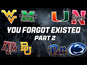 College Football Rivalries you Forgot existed Part 2