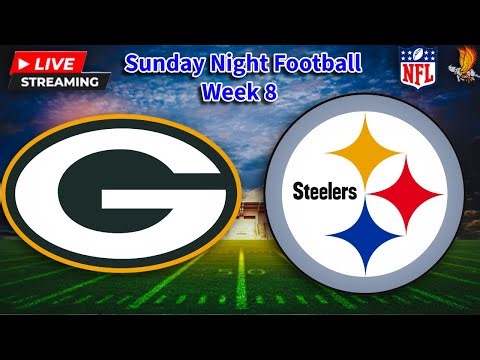 Green Bay Packers vs Pittsburgh Steelers: NFL SNF LIVE Week 8 Play by Play and Watch Party