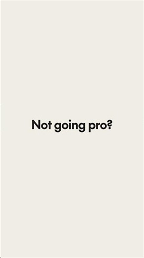 Not Going Pro? | Wealthsimple