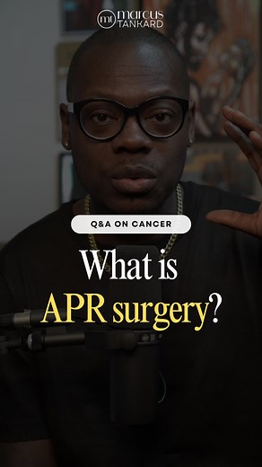 Marcus Tankard | Abdominoperineal resection (APR) surgery is a procedure to remove the anus, rectum, and part (or all) of your colon. I was able to avoid... | Instagram