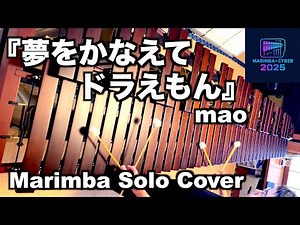 【マリンバ★サイバー#12】夢をかなえてドラえもん｜国民的アニメ主題歌をマリンバソロ演奏✨