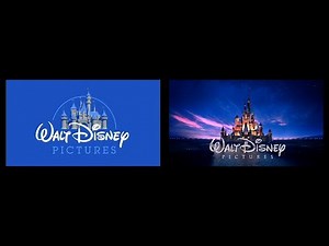 Disney/Pixar Logos Original vs. Plaster
