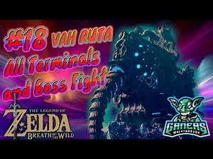 Zelda Breath of the Wild How to Beat Divine Beast Vah Ruta Elephant Guide to all Terminals