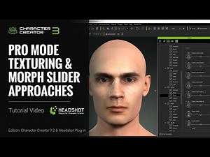 Headshot Plug-in Tutorial - Pro Mode Texturing & Morph Slider Approaches - by 3Dtest