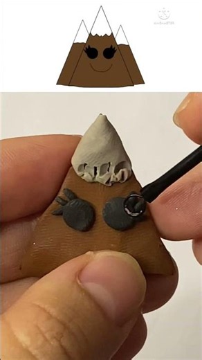 Let’s make Sprunki OC Mrs. Mountain Phase 1 Out of Clay! #incredibox #sprunki #mountains #clay