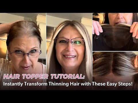Hair Topper Tutorial: Instantly Transform Thinning Hair with These Easy Steps! | UniWigs Breeze