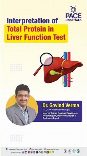 Interpretation of Total Protein in Liver Function Test? | #lft #shots #trending