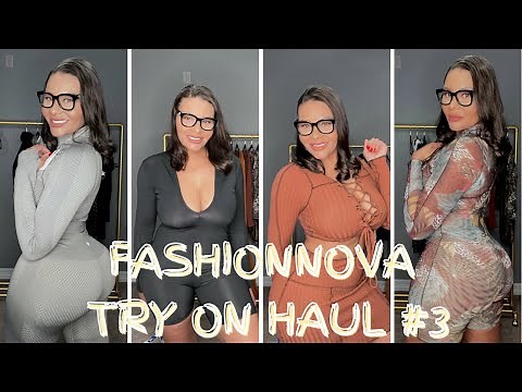 Huge Fashion Nova Try On Haul After BBL Surgery Video #3