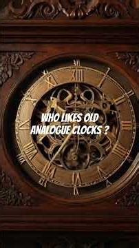 ASMR old analogue clock ticking #insomnia YouTube video