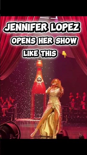 Jennifer Lopez opens her show like THIS 👀 #LasVegas #CaesarsPalace