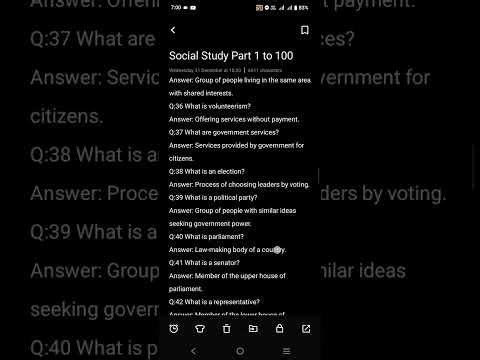 Most important Questions of Social Study