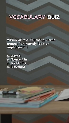 51K views · 933 reactions | Vocabulary Quiz | Vocabulary Fiesta: Spice Up Your Word Knowledge!  #vocabulary #vocabularywords #vocabularybuilding #learnenglish #education #study #school #learningisfun #quiz #quiztime #quizchallenge #fyp #reels #fbreels #reelsfb #quizbee | Quiz Buddy | Facebook