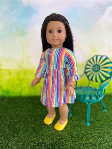 Party Dress for 18” Girl Dolls With Accessories - Etsy