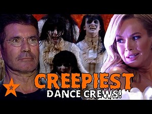 CREEPIEST Dance Crew Auditions EVER on Got Talent!