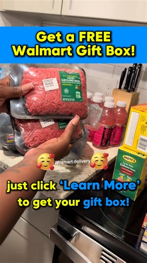🎁 Get a FREE Walmart Gift Box! 🛍️ Filled with surprises — from snacks to electronics! 💙 Trusted brands you know & love 💯 100% FREE – no card or purchase needed 👇 Tap “Learn More” & claim yours today! | Gift Overflow