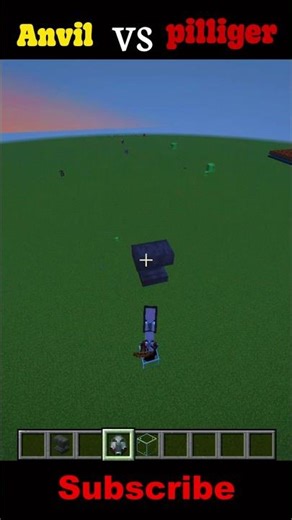 Minecraft ANVIL vs pilleger🤯(World's Smallest Violin) #minecraft #shorts