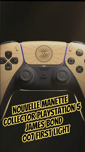 This is insane! New limited edition 007 First Light PlayStation 5 DualSense collector's controller!