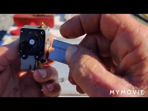Troy-Bilt 2 stroke leaf blower carburetor cleaning and test start. Part 2