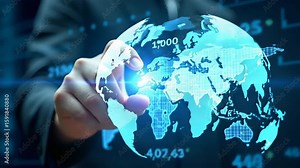 Examine global energy markets analysis emphasizing diversified energy portfolios commodity trading dynamics market volatility metrics regulatory influences digital transformation in Photo Stock Conc