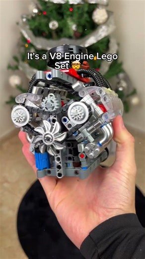 Every car guy’s dream gift, a lego v8 engine set 🤯🎁 #v8 #legoengine #carguy
