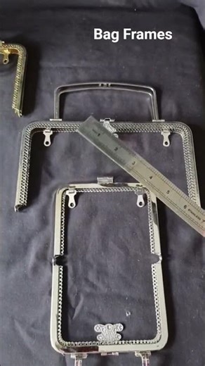 DIY Bag Frames for Crochet Purse Bags Macrame Purse #howto #metalframes #accessories