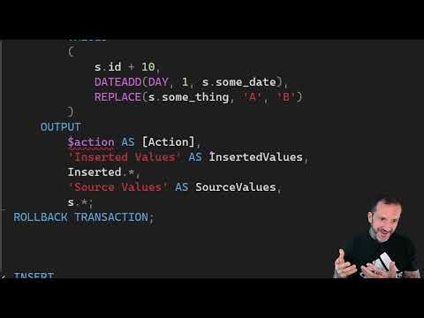 Learn T-SQL With Erik: A Neat Thing with MERGE and OUTPUT