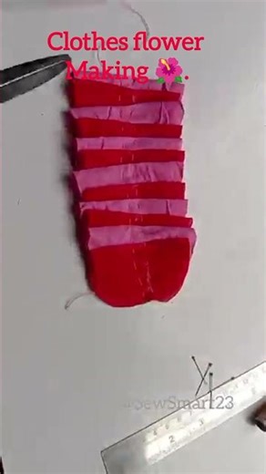 Amazing Art|EasyDIY Flowers#Clothflowermaking easy |AmazingArtWithFabric #sewing #handmade#diyflower