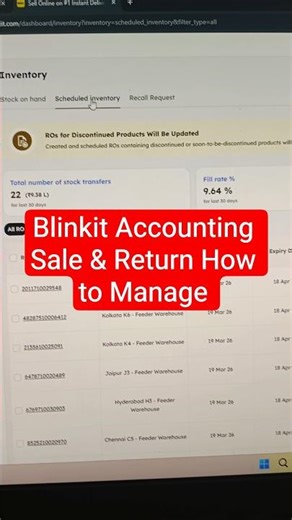 blinkit accounting tally prime में कैसे करें? (Branch Wise)