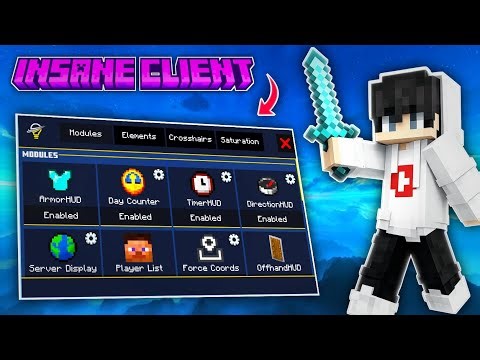 ⚡INSANE Mod Menu Client For MCPE 1.26+ (FPS BOOST!)