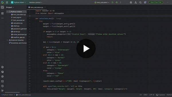 #python #pythonprogramming #internship #oibsip #oasisinfobyte #tkinter #studentdeveloper #codingjourney | Harshitha V