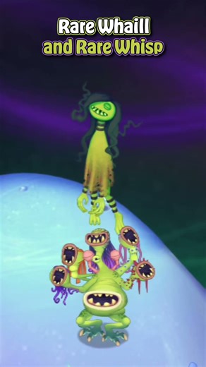 Rare Whaill and Rare Whisp | They are similar - My Singing Monsters