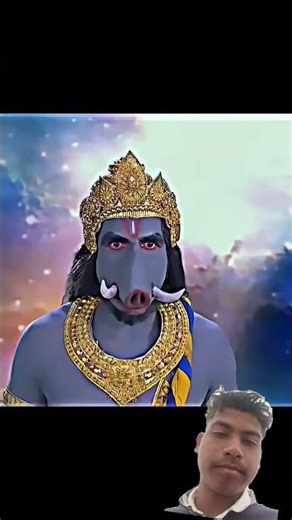 हनुमान जी ने पंचमुखी रूपो से किया युद्ध 😱 #hanuman #bajrangbali #mahadev #shortsfeed #shorts #viral