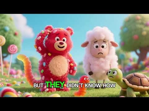 English Bedtime Story // GumDrop the Gummy Bear and a sticky situation