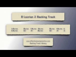 B Locrian 2 Backing Track