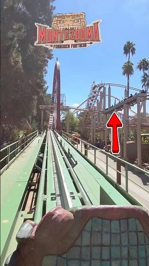 MonteZOOMa pov at Knotts berry farm! Crazy roller coaster with the best timing! #pov #themepark