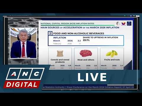 LIVE: Philippine Statistics Authority holds press conference on latest inflation updates | April 7