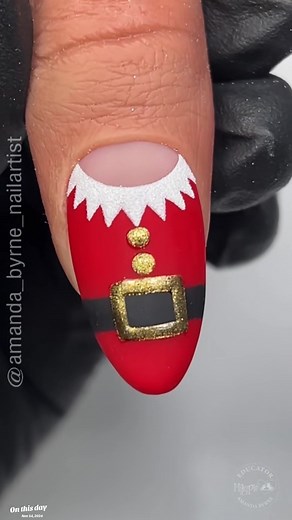 Elf on the Shelf Nail Art Ideas for Christmas