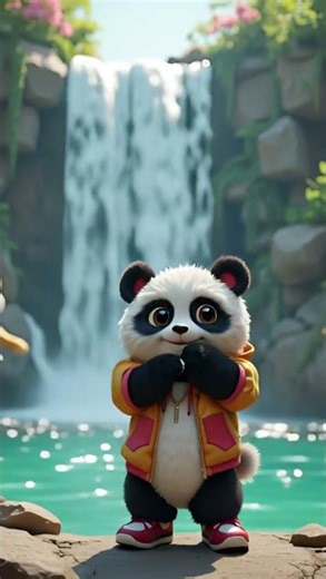 Baby Panda Vishan Dancing With FULL Swag to Dame Un Grrr! 🐼💥”