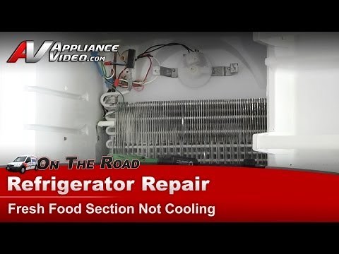 Roper Refrigerator Repair - Fresh Food Section Not Cooling - 532A-036KA