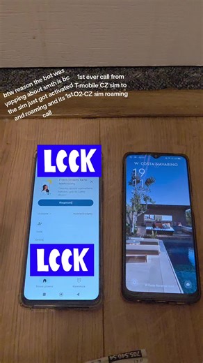 První hovor z T-mobile CZ na O2-CZ