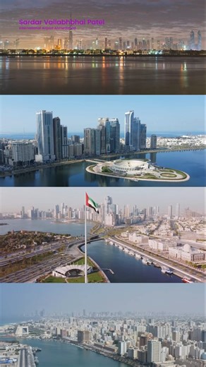 Discover the charm of the UAE with seamless connectivity from #AhmedabadAirport to #Sharjah. From awe-inspiring museums and cultural landmarks to authentic Arabian flavours and immersive experiences — Sharjah offers the perfect blend of heritage and modern marvels. Now fly direct from #SVPIA and step into a city where every journey becomes a story worth sharing. #Spicejet #AirArabia | Ahmedabad Airport