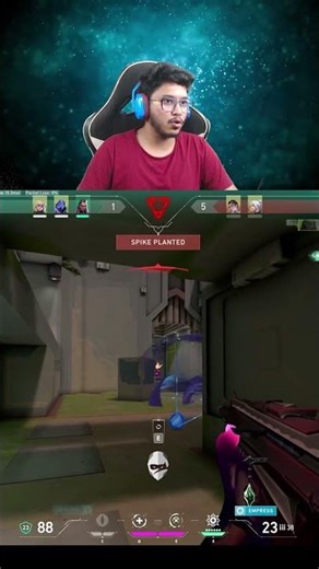 REYNA'S CRAZY 1v5 CLUTCH IN VALORANT!😱