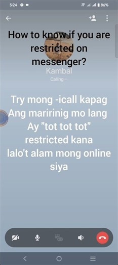 How to know if you are restricted on messenger | paano malalaman kung ni-restrict ka sa messenger