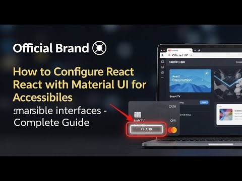 How to configure React with Material UI for accessible interfaces - Complete Guide