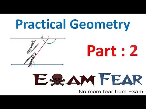 Maths Practical Geometry part 2 (Steps to draw Parallel Lines) CBSE Class 7 Mathematics VII