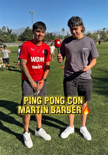Ping Pong con Martín Barber🔥. ¿A quien le debería hacer el proximo Ping Pong?👀. Sígueme y comenta para más contenido cómo este✅. #chile #barbero #humor #viral #fyp