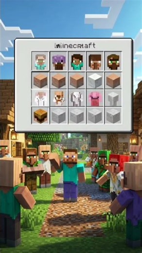 Many types of steve Skins #shortsfeed #minecraft #minecraftserver #shortsviral #gaming #minecraftip