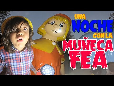 Paso la NOCHE con la MUÑECA FEA en el Parque Abandonado Diki Duki Terrorifico